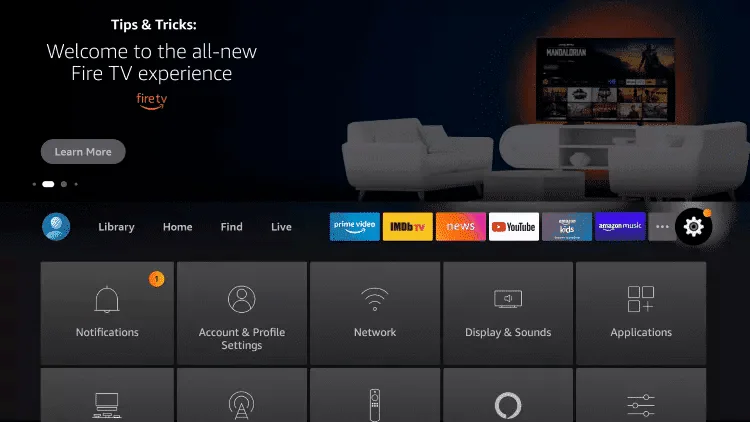 Étape 7 – Accédez aux Paramètres